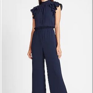 Express Navy Jumpsuit